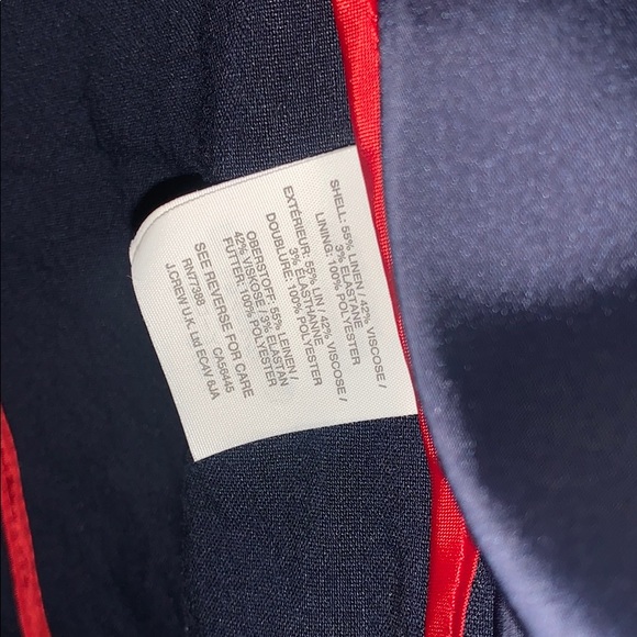 Women's Linen Blazer With Scalloped Collar - Picture 7 of 10